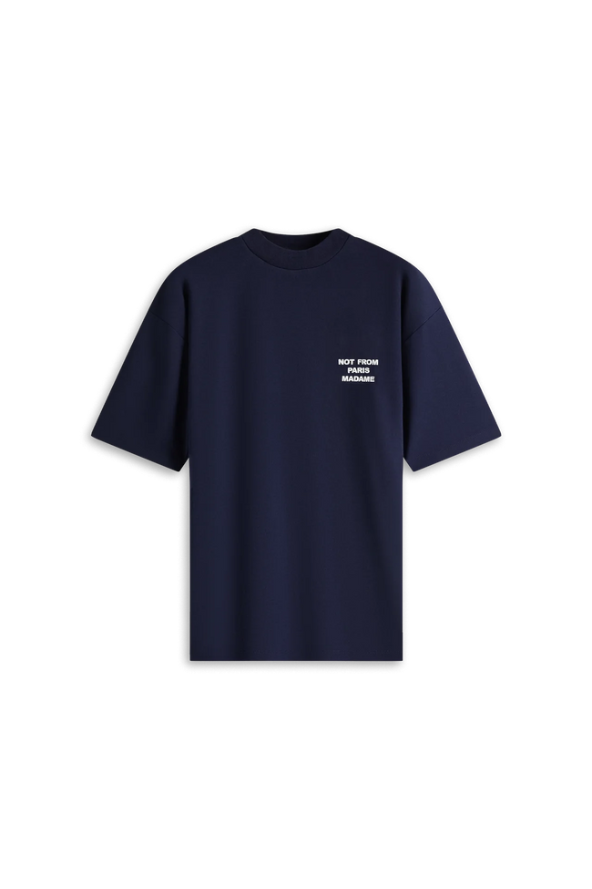 Drôle de Monsieur Slogan Tee - Navy