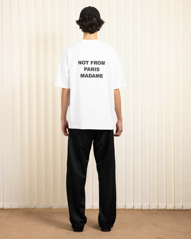 Drôle de Monsieur Slogan Tee - White