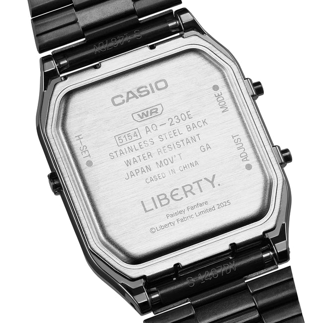 Casio x Liberty AQ230EBLT1A Watch - Gunmetal