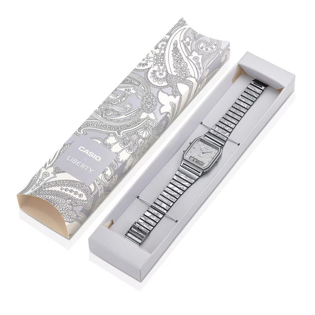 Casio x Liberty AQ230ELT7A Watch - Silver