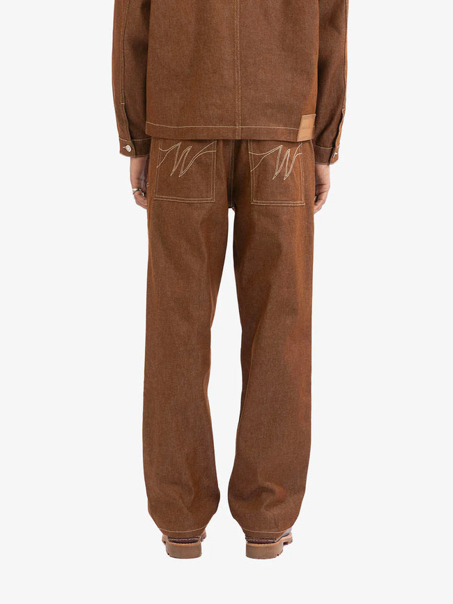 Walk in Paris Double Knee Carpenter Jeans - Brown