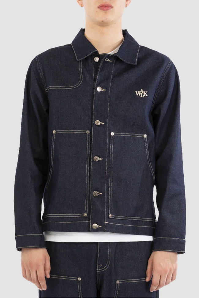 Walk in Paris Indigo Carpenter Jacket - Blue