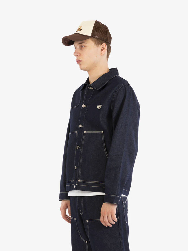 Walk in Paris Indigo Carpenter Jacket - Blue