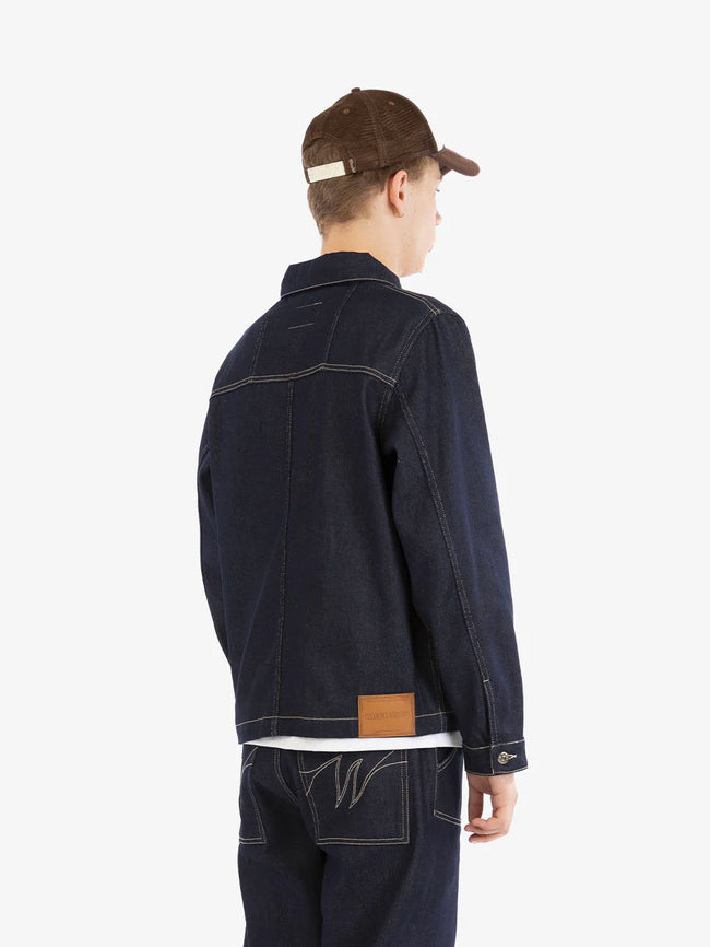 Walk in Paris Indigo Carpenter Jacket - Blue