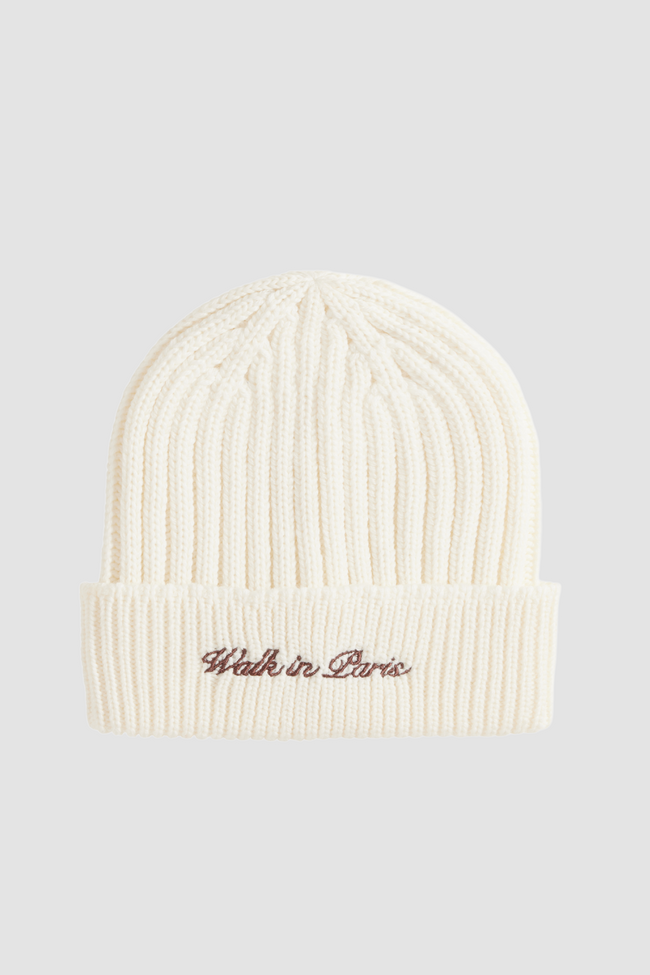 Walk in Paris Wool Beanie - Beige