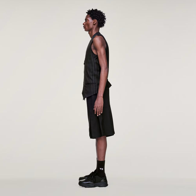 Y-3 Sport Uniform Pleated Shorts - Black