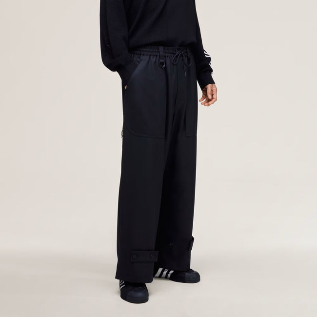 Y-3 Sport Uniform Wide Pants - Black