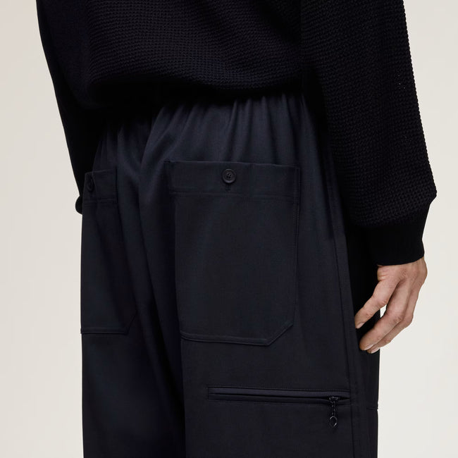 Y-3 Sport Uniform Wide Pants - Black
