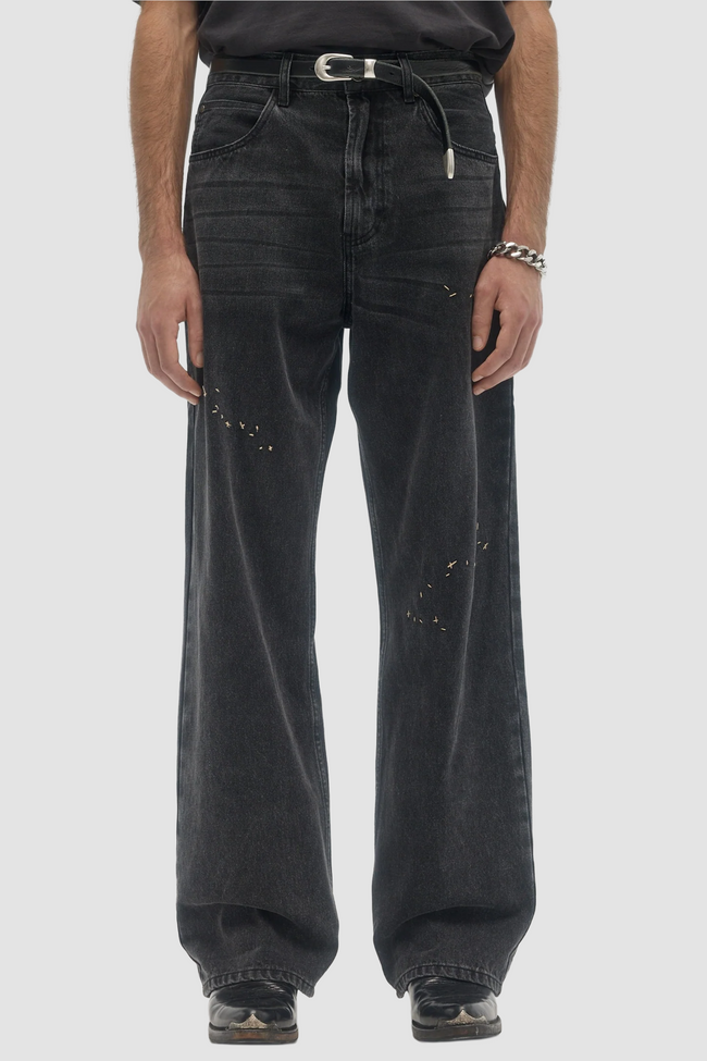 DOMREBEL Jerk Jeans - Faded Black