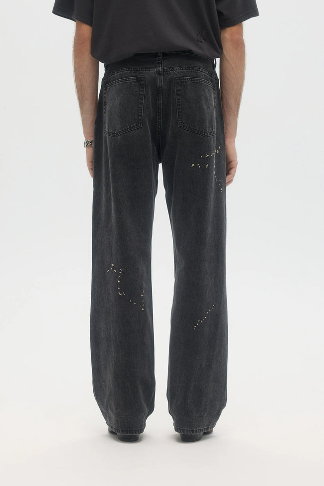 DOMREBEL Jerk Jeans - Faded Black