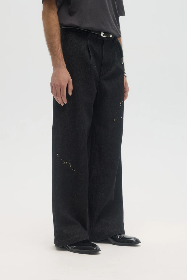 DOMREBEL Lazy Jeans - Faded Black