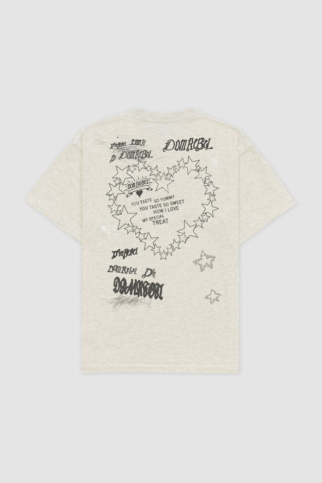 DOMREBEL Treats Tee - Greige