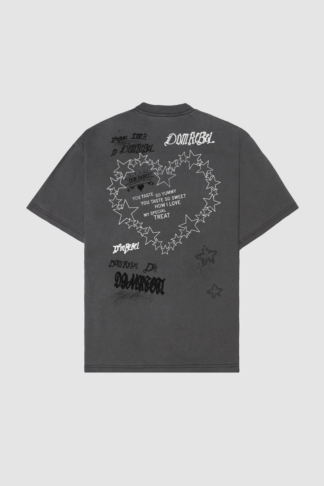 DOMREBEL Treats Tee - Faded Black
