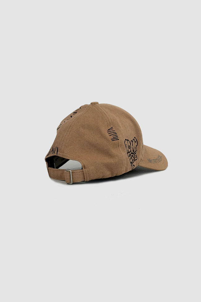 DOMREBEL Sketch Bunny Hat - Beige