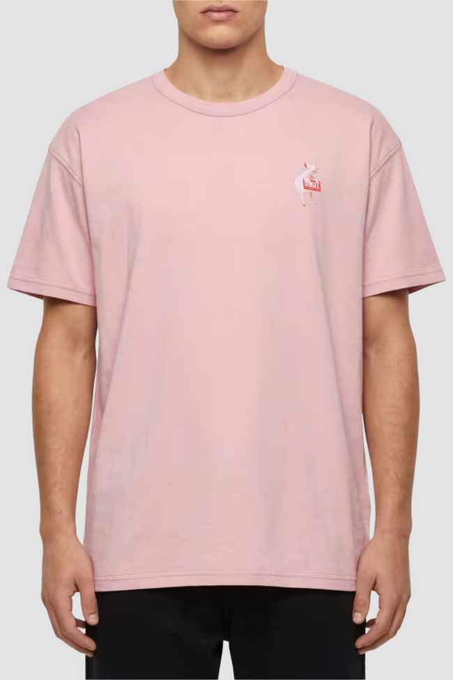 DIESEL T-Norm-V4 Tee - Pink