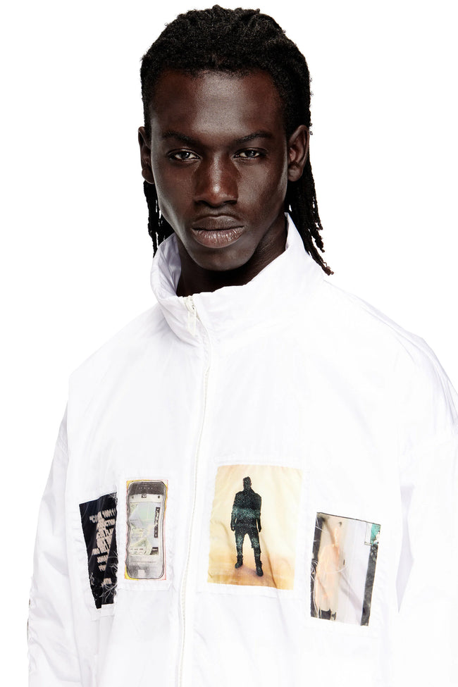 DIESEL J-Claus-A-Gsbr Jacket - White