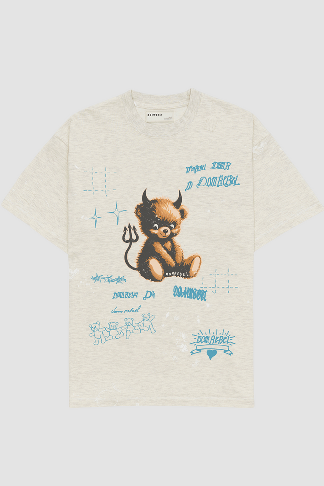 DOMREBEL Lil Dev Tee - Greige