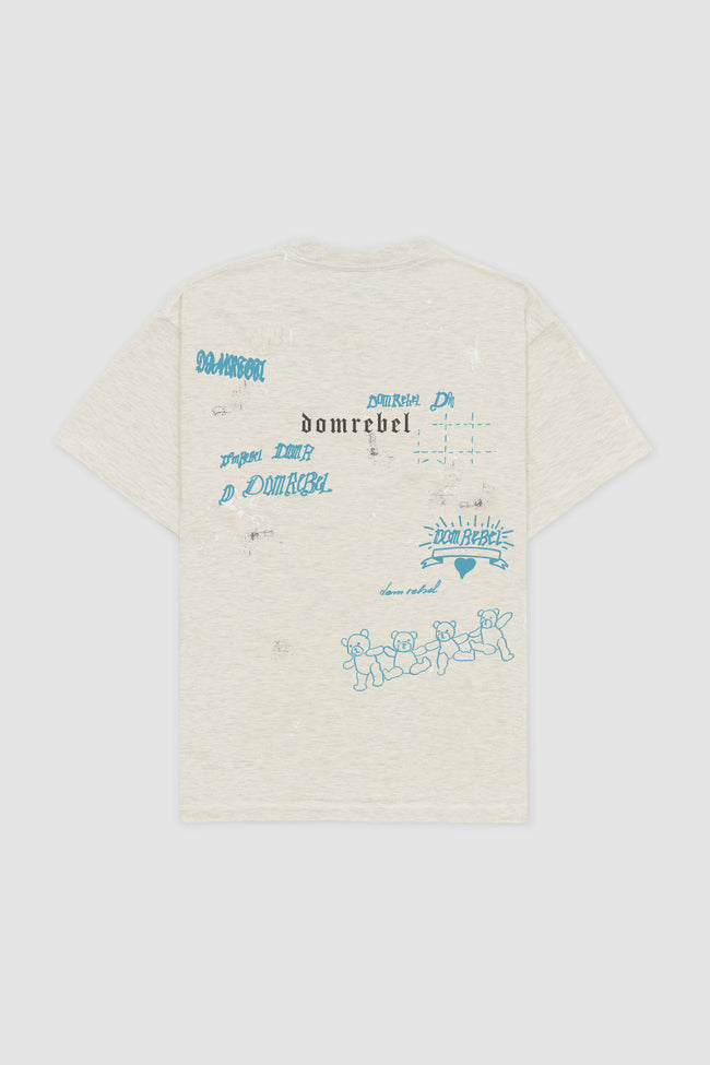 DOMREBEL Lil Dev Tee - Greige