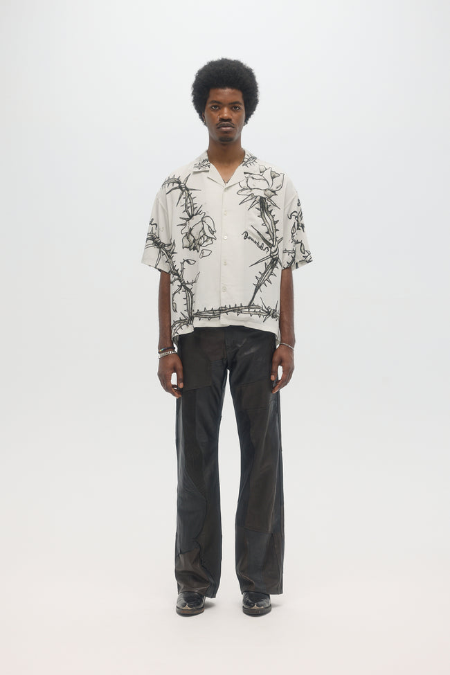 DOMREBEL Inked Shirt - Beige