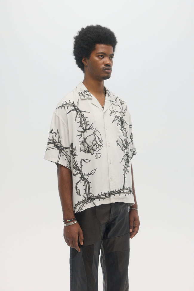 DOMREBEL Inked Shirt - Beige