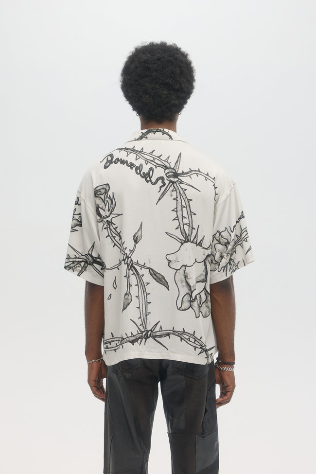 DOMREBEL Inked Shirt - Beige