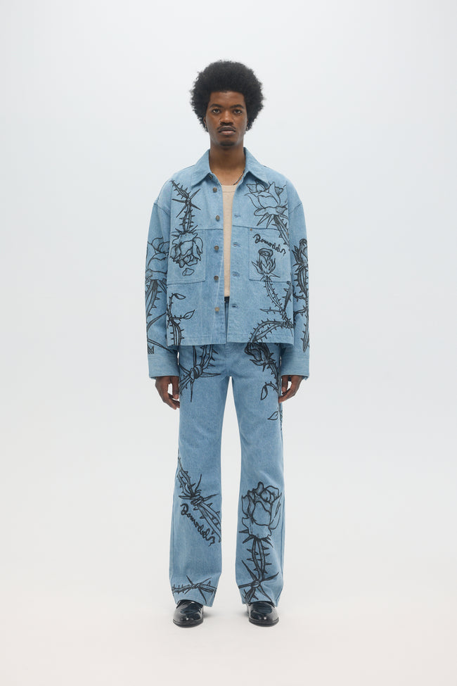 DOMREBEL Inked Jacket - Denim