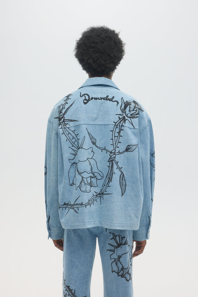 DOMREBEL Inked Jacket - Denim