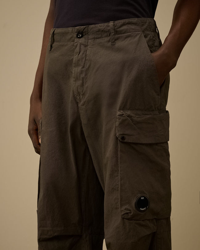C.P. Company 128A Boxy Cargo Pants - Gunmetal