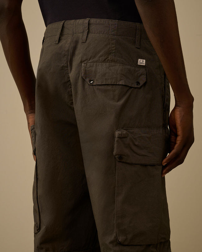 C.P. Company 128A Boxy Cargo Pants - Gunmetal