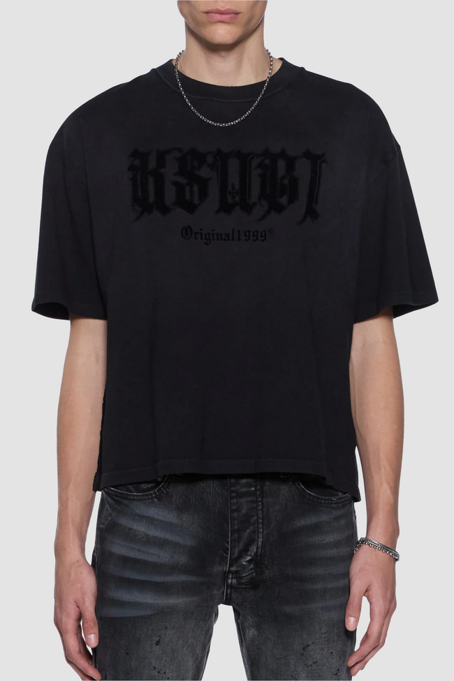 Ksubi Kstudio Halen SS Tee - Faded Black