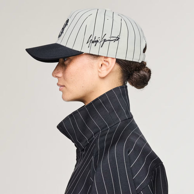 Y-3 Pinstripe Cap - White