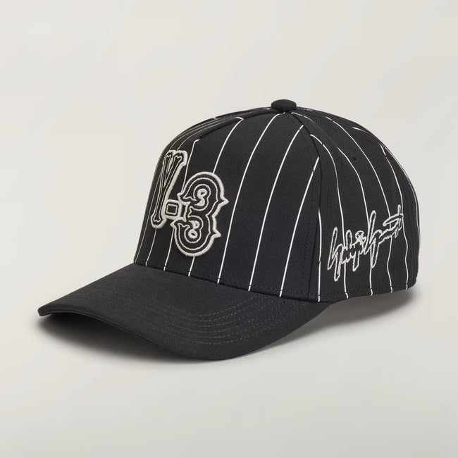 Y-3 Pinstripe Cap - Black