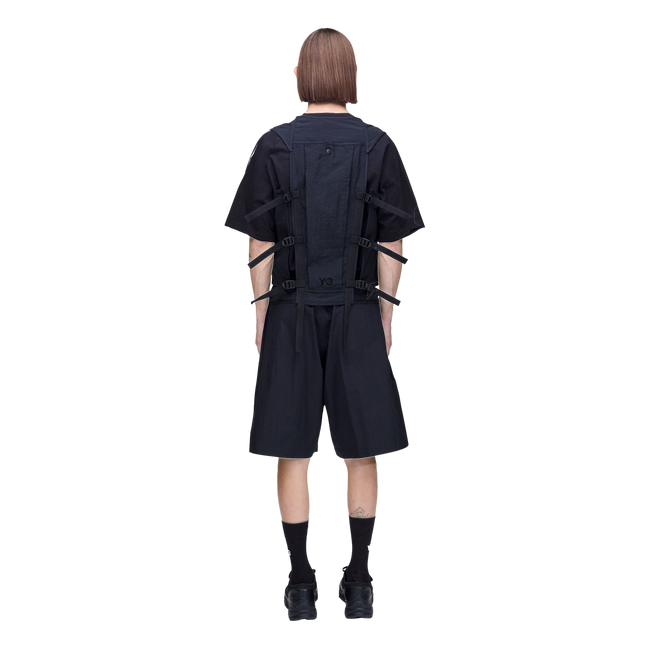 Y-3 UT Wide Leg Shorts - Black