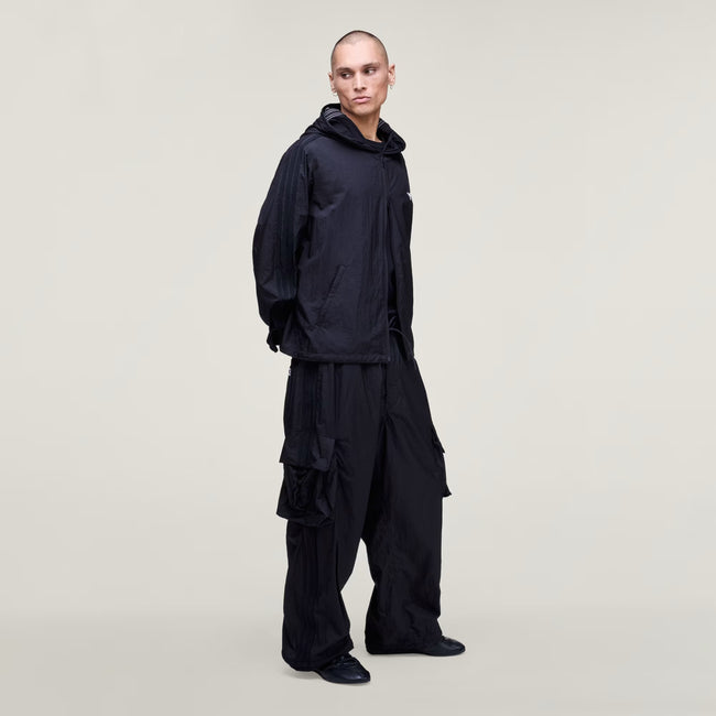 Y-3 Nylon Wired 3 Stripes Track Top - Black