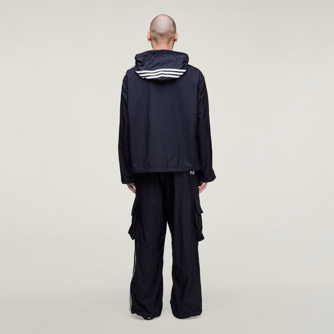 Y-3 Nylon Wired 3 Stripes Track Top - Black