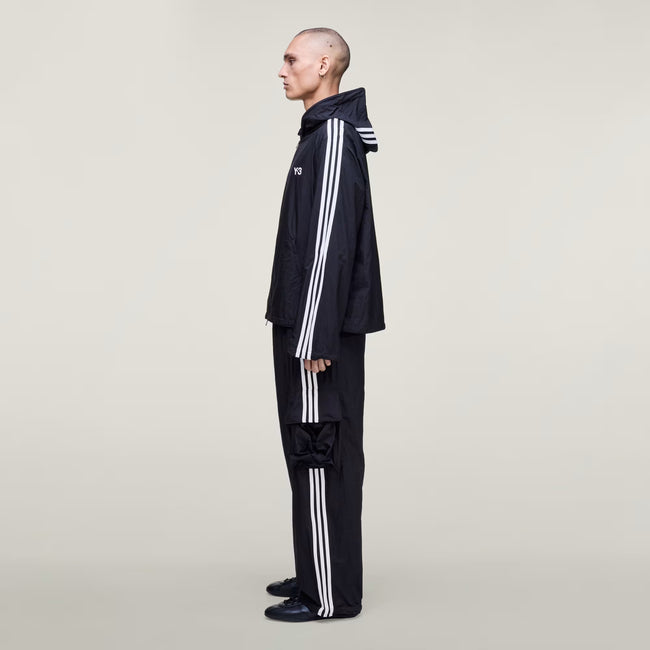 Y-3 Nylon Wired 3 Stripes Track Top - Black