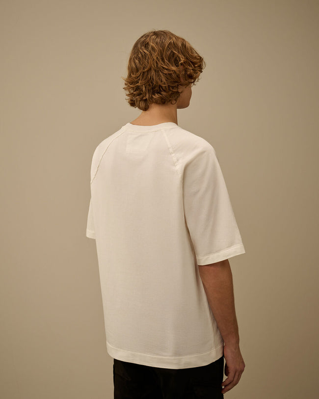 C.P. Company 034A Sweatshirt Tee - Gauze White