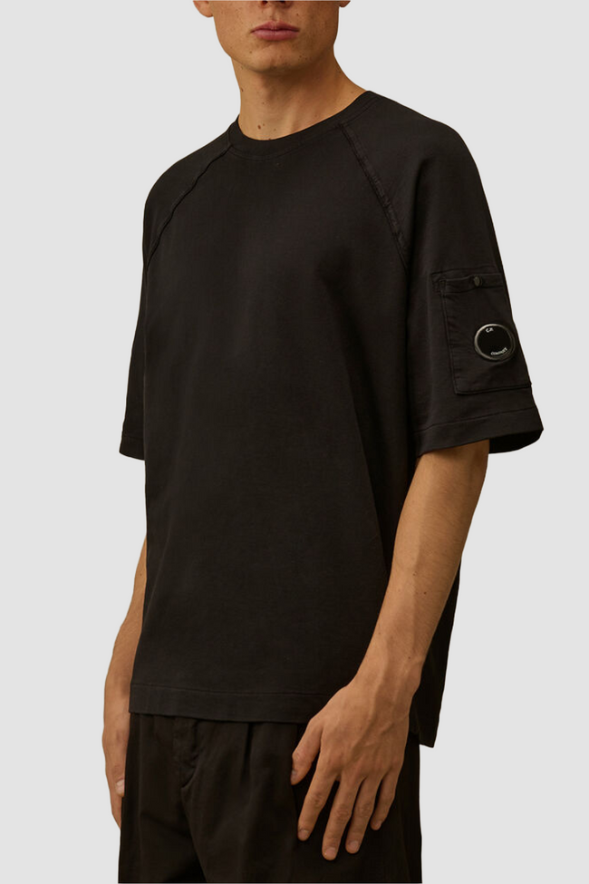 C.P. Company 034A Sweatshirt Tee - Black