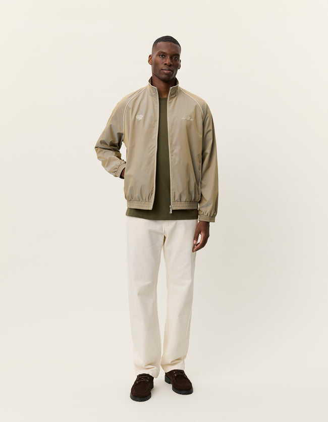 Les Deux Jack Shiny Track Jacket - Sand