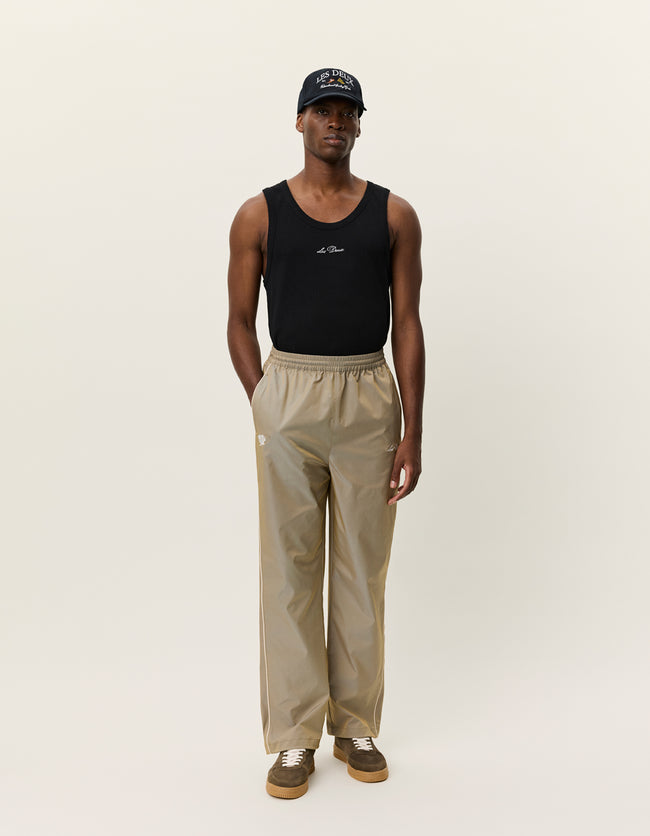 Les Deux Hudson Shiny Track Pants - Sand