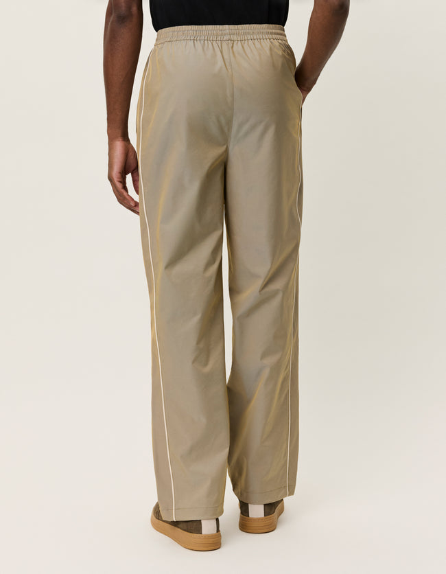 Les Deux Hudson Shiny Track Pants - Sand