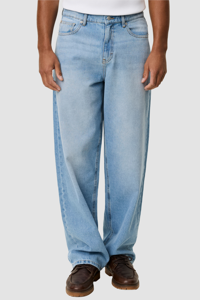 Les Deux Roi Washed Jeans - Light Indigo