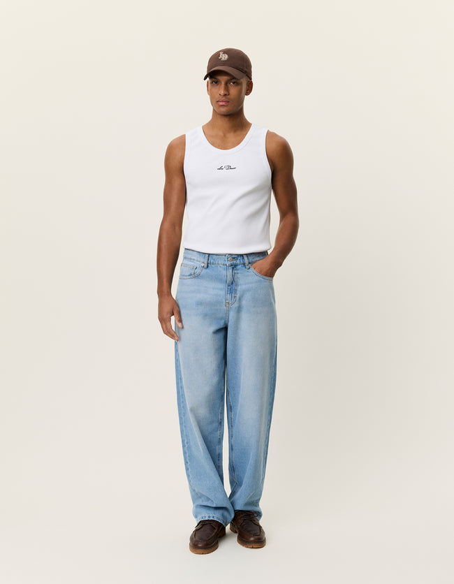 Les Deux Roi Washed Jeans - Light Indigo