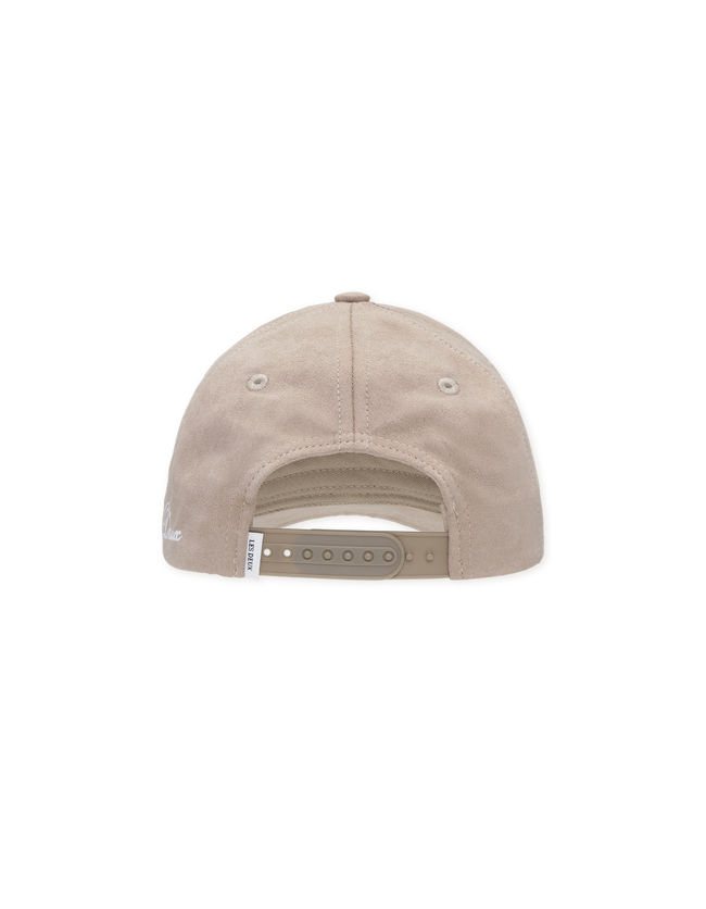 Les Deux Encore Suede Baseball Cap - Dark Sand