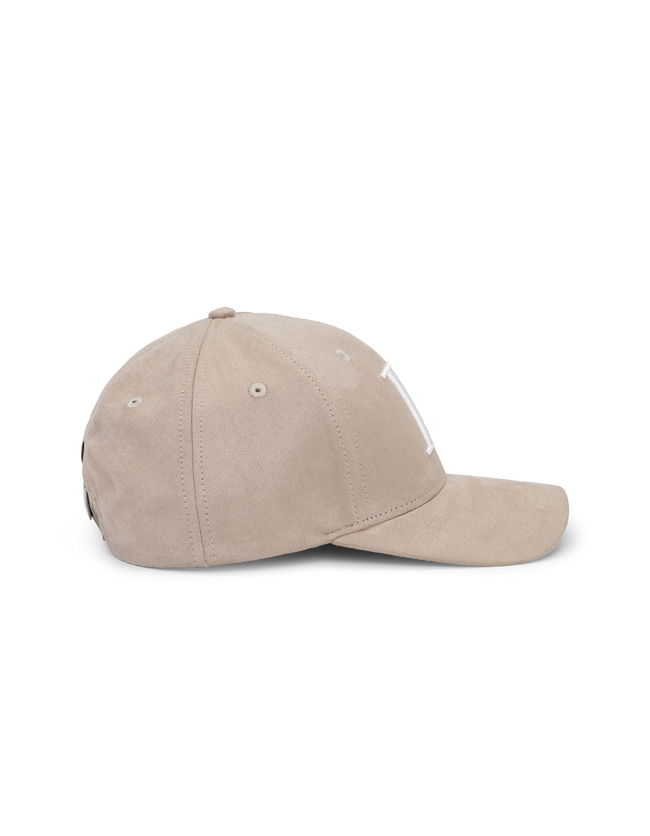 Les Deux Encore Suede Baseball Cap - Dark Sand
