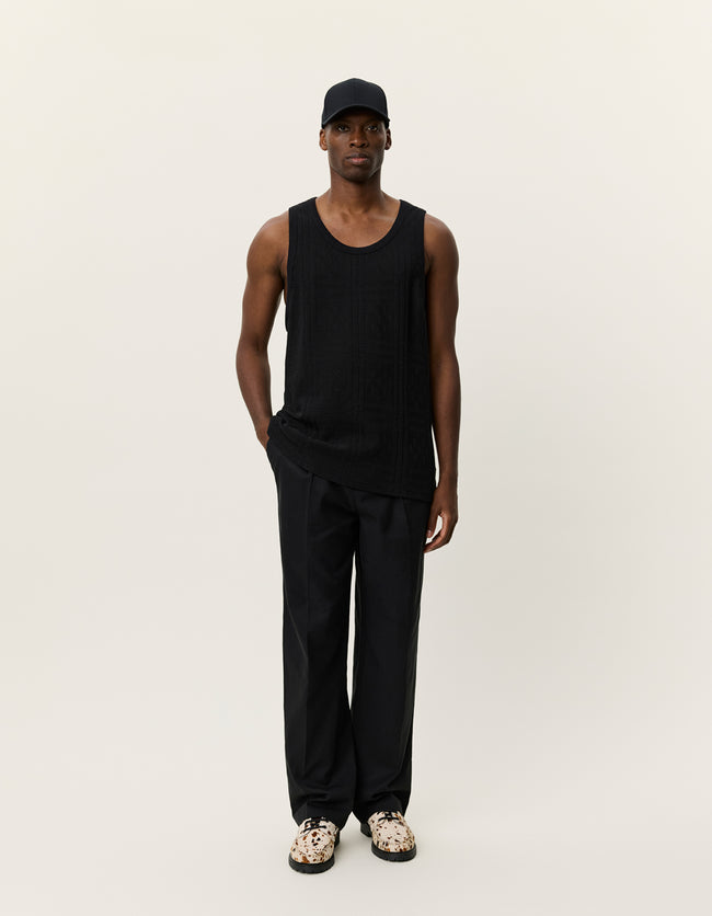 Les Deux Huxley Pointell Tank - Black