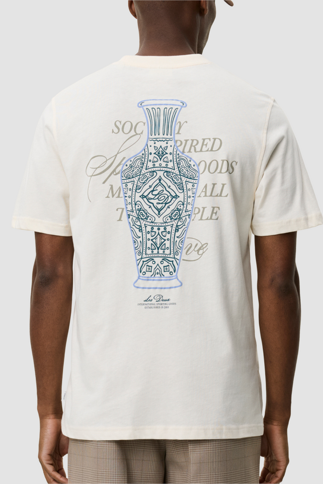Les Deux Ben Faience Tee - Eggnog White