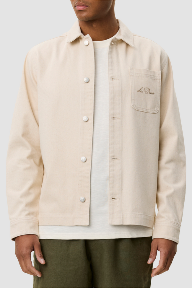 Les Deux Layton Faience Twill Shirt - Ivory