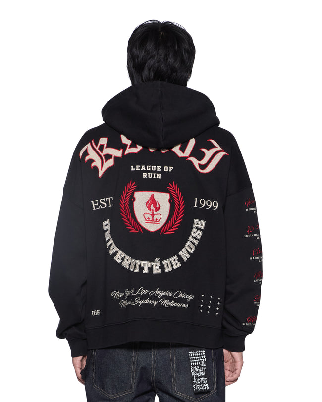 Ksubi League Zip Thru Hoodie – Black