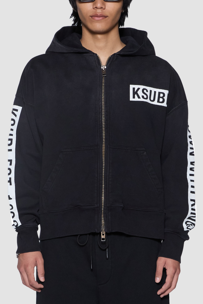Ksubi Kings Halen Zip Hoodie - Black